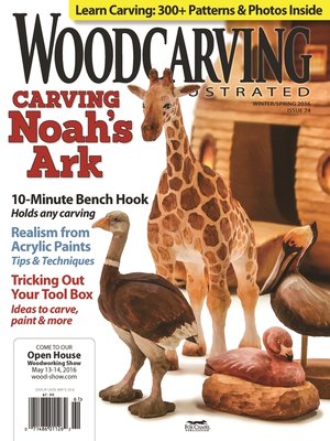 cover image of Woodcarving Illustrated Issue 74 Winter/Spring 2016